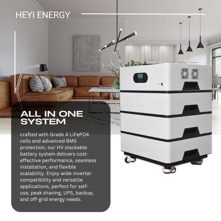 51.2V300ah 15kwh Lifepo4 Battery All In One Solar Battery Easy Installation