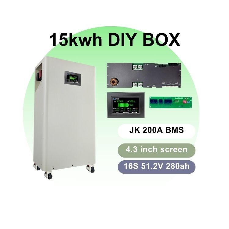 48v Diy Lithium Battery Accessories Lithium Battery Box Kit 16s 200a Scalable Design
