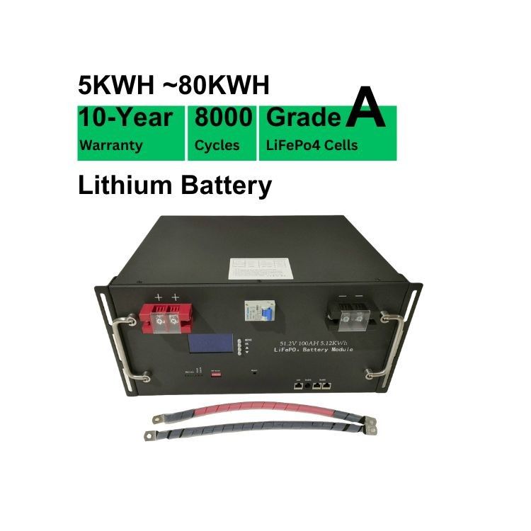 24V / 48V Rack Mount Lifepo4 Battery Modular Design For Solar Energy Storage Systems