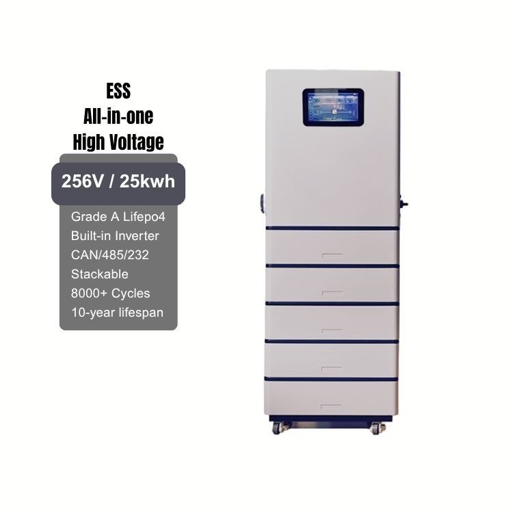 25kwh 256V100AH High Voltage Battery Pack Stackable Lithium Battery Rechargeable