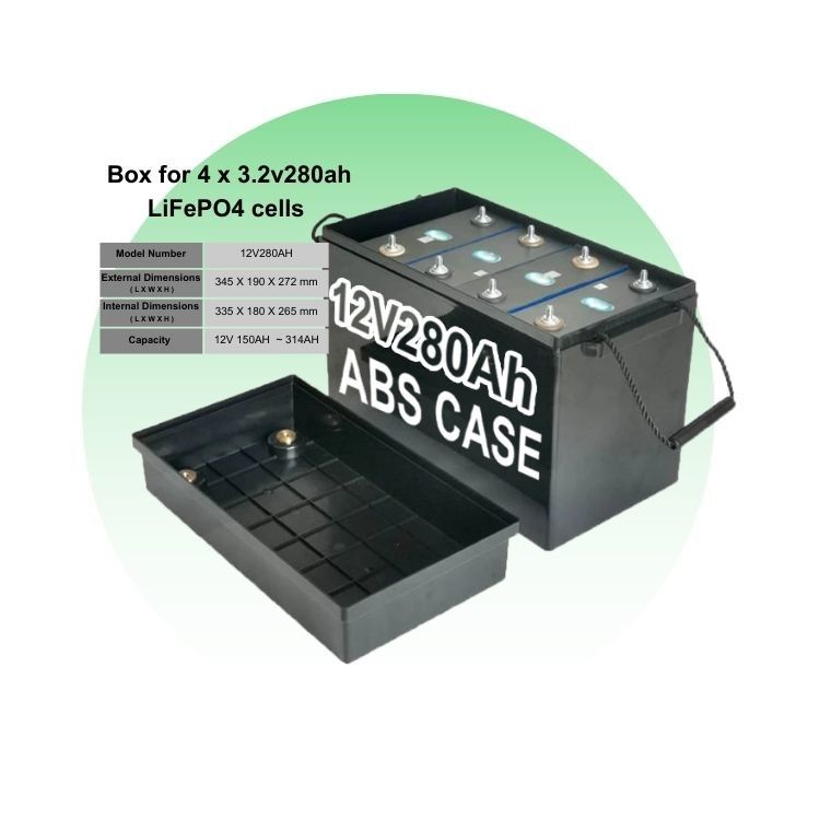 Water Proof Lithium Battery Case Box 12v7ah 100ah 200ah 280ah 300ah Easy To Seal