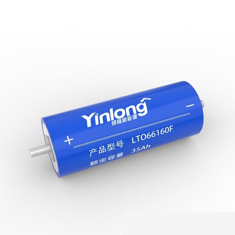 Yinlong 66160 High Discharge Rate LTO Battery Cell 2.3V 30Ah 35Ah 40Ah 45Ah Lifep4 Battery Cell