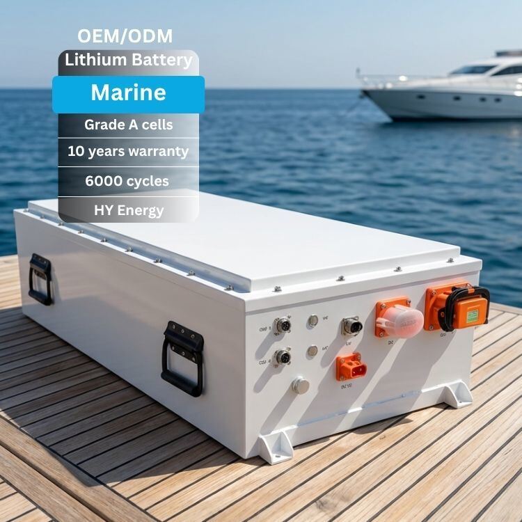 High Power Water-proof Boat Trolling Motor Battery 48V 72V 96V Lithium Battery 300ah Marine Battery