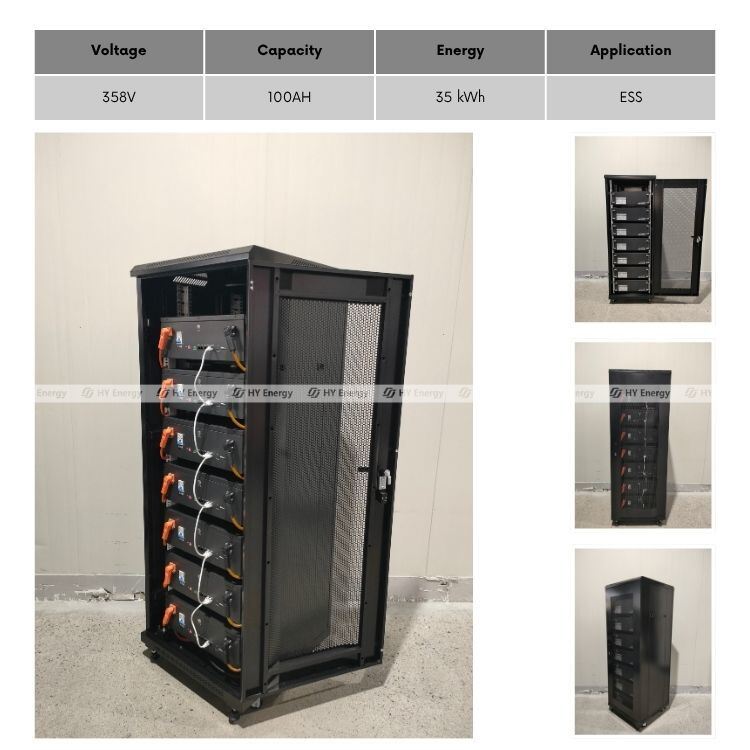 BESS 358V100AH 35KWH High Voltage Lithium Battery Energy Storage System