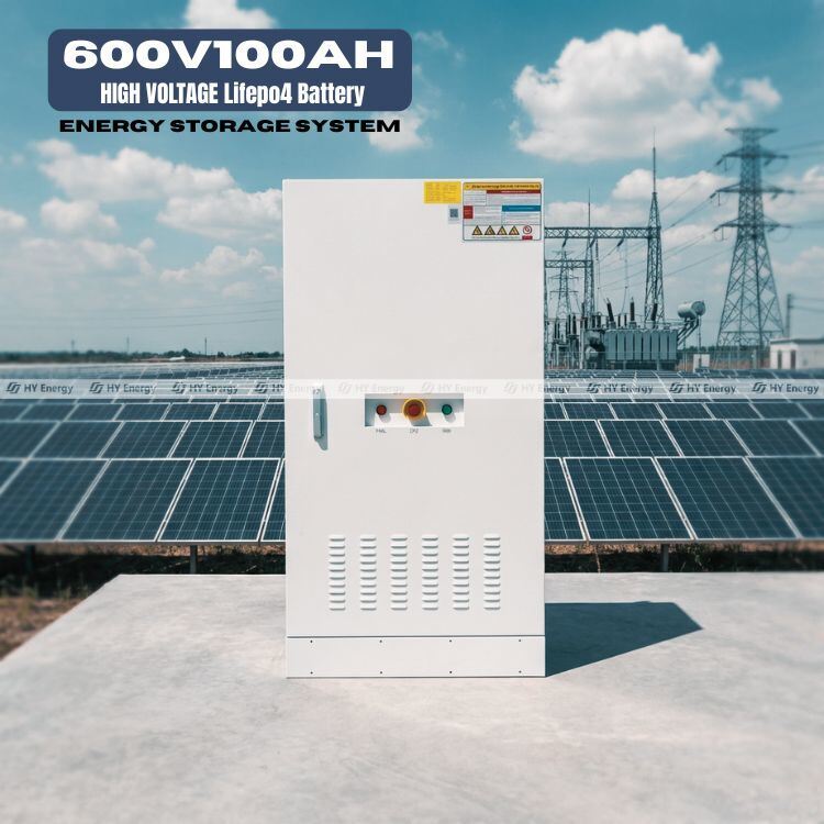 60kwh Lithium Battery 600V Industrial and Commercial Energy Storage System High Voltage Battery