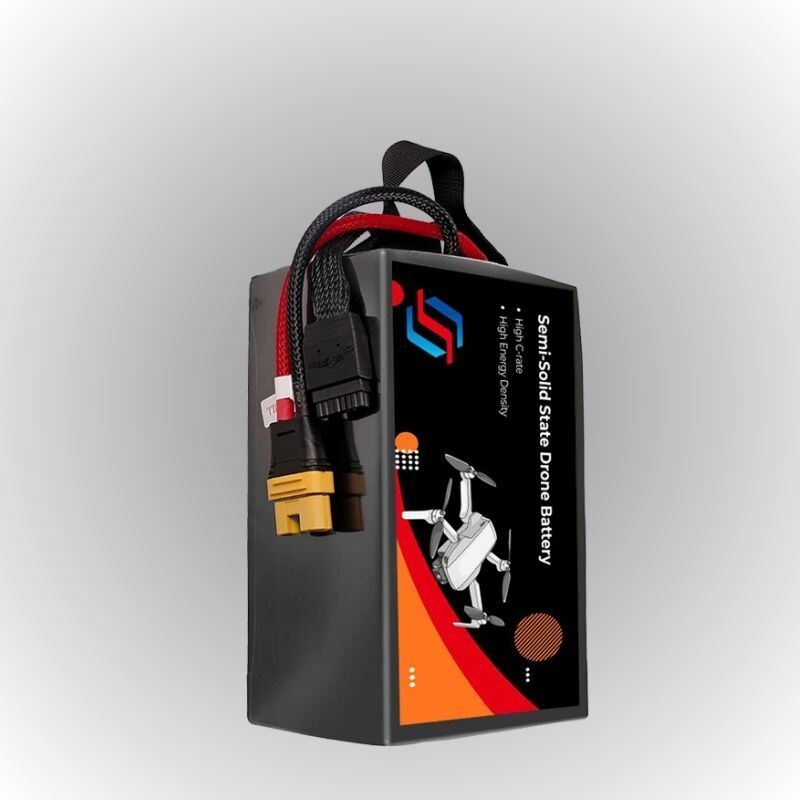 High Capacity Semi-solid State Battery 12S 44.4V 22000 mAh Drone Battery Pack