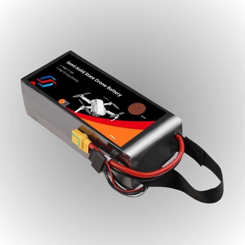 Semi-solid State 6S 22.2V 30000 mAh RC Small Airplane Aircraft Model XT60 Drone Battery