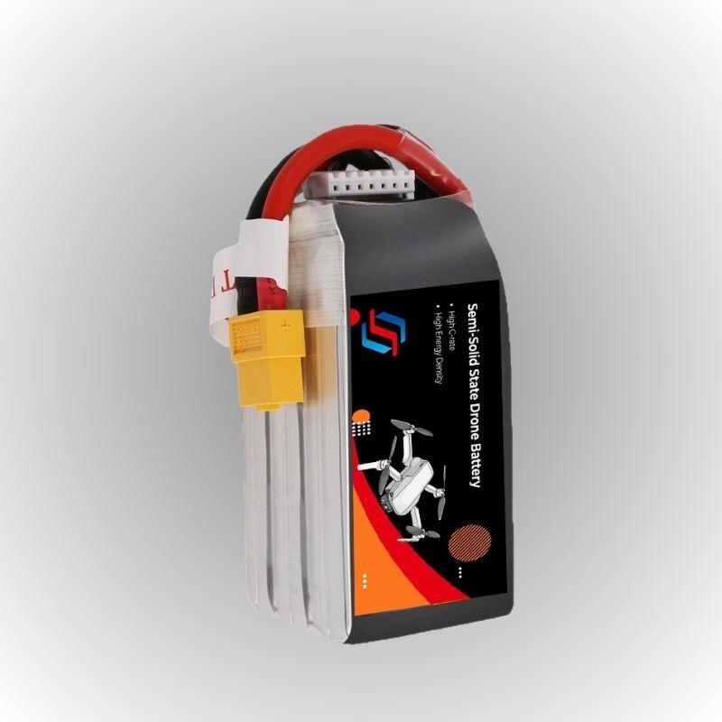 High Energy Density Semi-Solid State Lithium Battery Available in 17000mAh, 22000mAh, 27000mAh, 30000mAh with 6S, 12S, 14S Configurations
