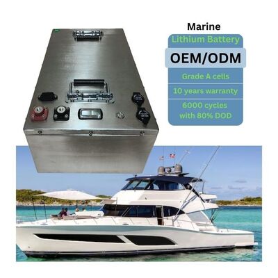 IP67 Marine Lithium Battery Waterproof Lifepo4 Battery 72V 314Ah 24KWh For Electric Small Boat