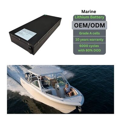 Customized 96v Electric Motor Boat Battery 48v Marine Battery 200ah 300ah 20kwh For EV Boat