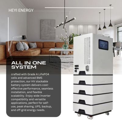 High Energy Stackable Lifepo4 Battery 48V 30kwh Bess Battery Energy Storage System