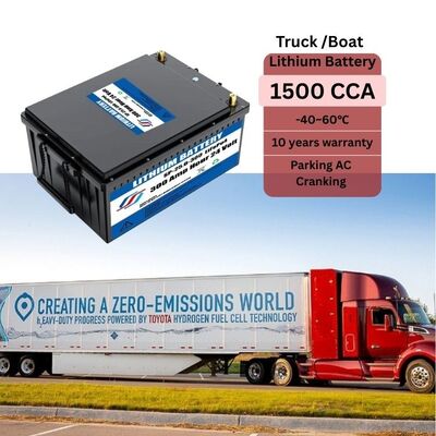 24V 300Ah Lithium Cranking Battery For Cold Weather Engine Start HVAC Use