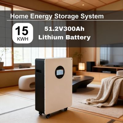 Home Energy Storage System 48V 51.2V300AH 15Kwh lithium iron battery 8000 cycles 