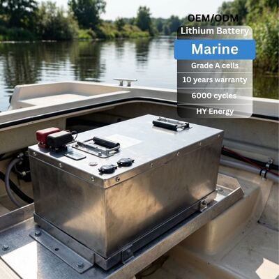 Lithium Batteries 24V 48V 80ah 100AH 200AH 300AH 600AH Trolling Motor Battery for Boat